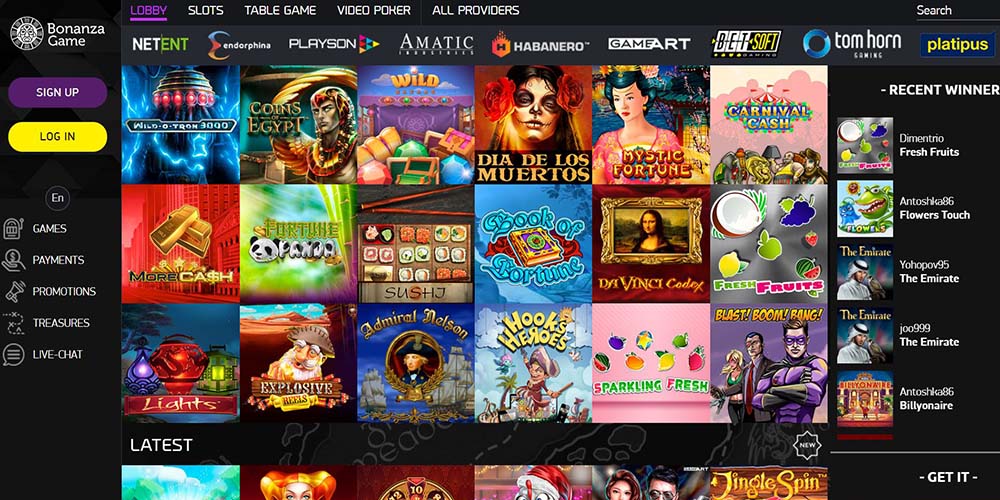 Bonanza Game Casino login Jak łatwo zalogować się do swojego konta