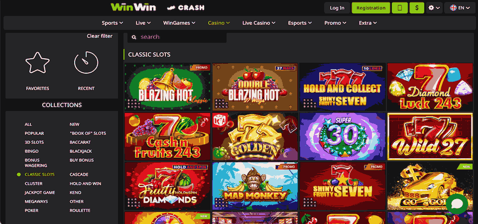 Najlepsze rozrywki w WinWin Casino